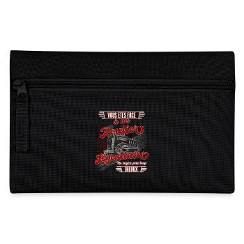 Routier légendaire cadeau chauffeur poids lourd - Trousse - noir - Devant