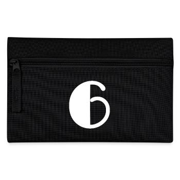 6. 6 YEARS. 6th ANNIVERSARY. BIRTHDAY 6 YEARS - Pencil Case - black - Front