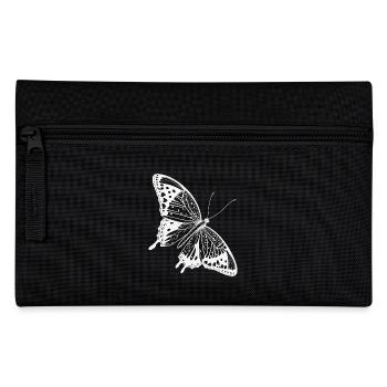 A Jewel of Nature: Illuminating Sketch of a Butterfly Butterfly - Pencil Case - black - Front