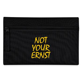 Not your ernst - Federtasche - Schwarz - Vorne