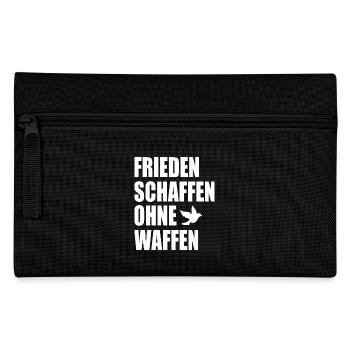Frieden schaffen ohne waffen - Federtasche - Schwarz - Vorne