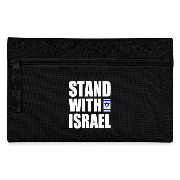 Stand with israel - Pencil Case - black - Front