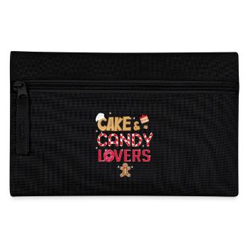 Cake & Candy Lovers T-Shirt - Pencil Case - black - Front