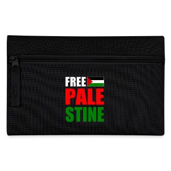 Free palestine - Trousse - noir - Devant
