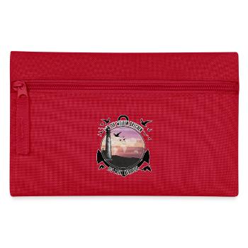 Adventure The Waves Break – We Live Anyway - Pencil Case - red - Front