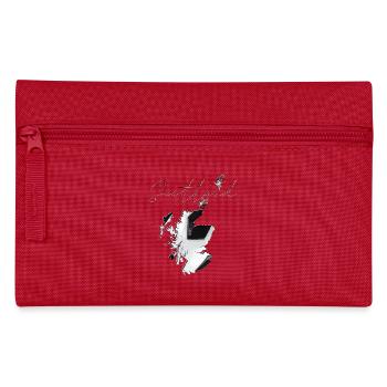 Scotland Map Framed Real Football EN - Pencil Case - red - Front