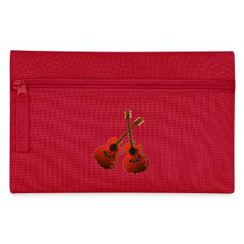 Musicien guitare - Trousse - rouge - Devant