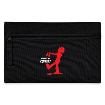 Zombie Where is My Coffee - Pencil Case - black - Front