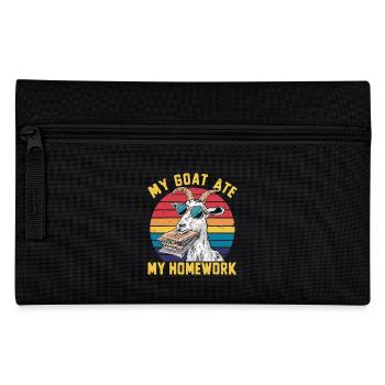 Meine Ziege hat meine Hausaufgaben gefressen - Federtasche - Schwarz - Vorne