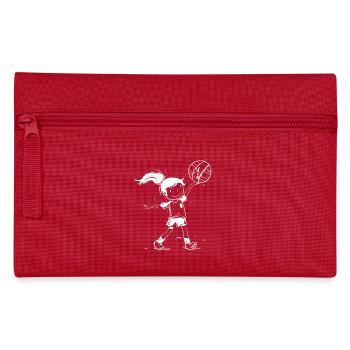 Joueuse de volley-ball fille - Trousse - rouge - Devant