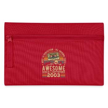 Birthday September 2003 Vintage September 2003 - Pencil Case - red - Front