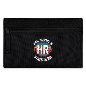 HR secrets stay between us - Pencil Case - black - Front