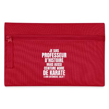 Lehrer, Lehrer, Geschichtslehrer - Federtasche - Rot - Vorne