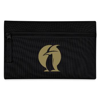 Penguin Witch Hat Silhouette Magical Creatures - Pencil Case - black - Front