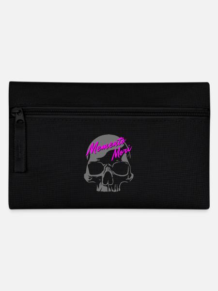 Skull - Memento Mori - Pencil Case - black