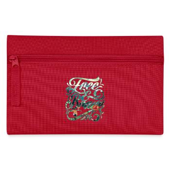 Libre et courageux 🍀 - Trousse - rouge - Devant