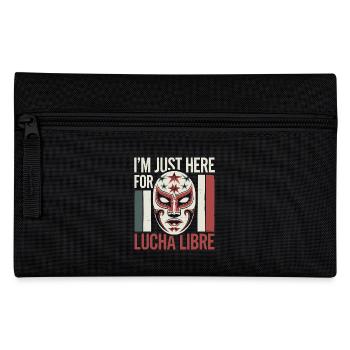 Masken-Wrestling Style - Federtasche - Schwarz - Vorne