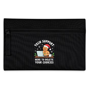 Support technique, je suis là pour supprimer vos cookies - Trousse - noir - Devant
