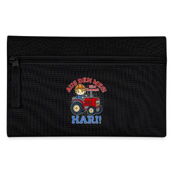 Hari Name Tractor - Pencil Case - black - Front