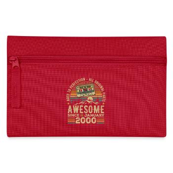 Birthday January 2000 | January 2000 Gift - Pencil Case - red - Front