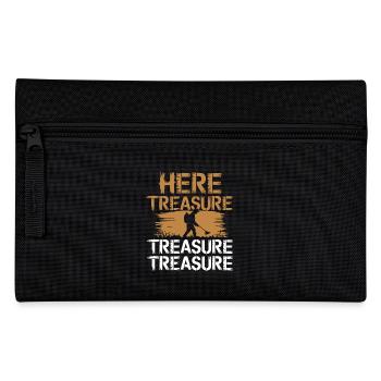 Treasure hunter design for explorers - Pencil Case - black - Front