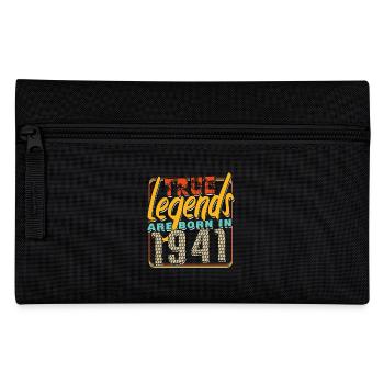 True legends are born in 1941 Vintage Birthday - Pencil Case - black - Front