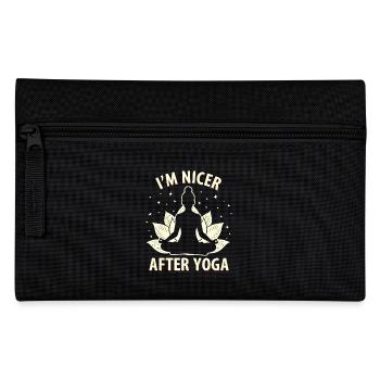 Jeu de mots de yoga - Nicer After Yoga - Trousse - noir - Devant