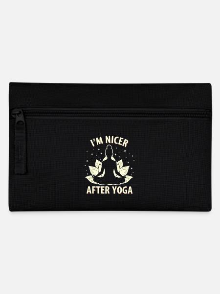 Jeu de mots de yoga - Nicer After Yoga - Trousse - noir