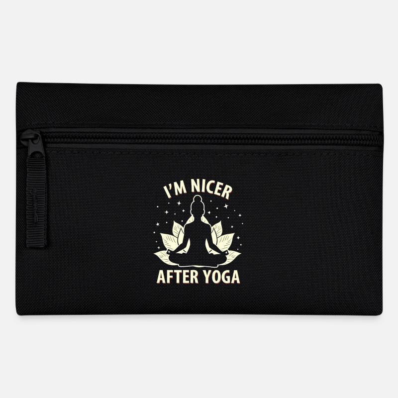 Jeu de mots de yoga - Nicer After Yoga - Trousse - noir