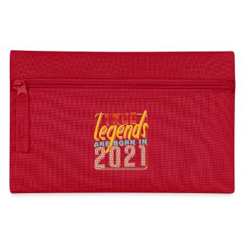 Wahre Legenden werden im Jahrgang-Jubiläum 2021 geboren - Federtasche - Rot - Vorne