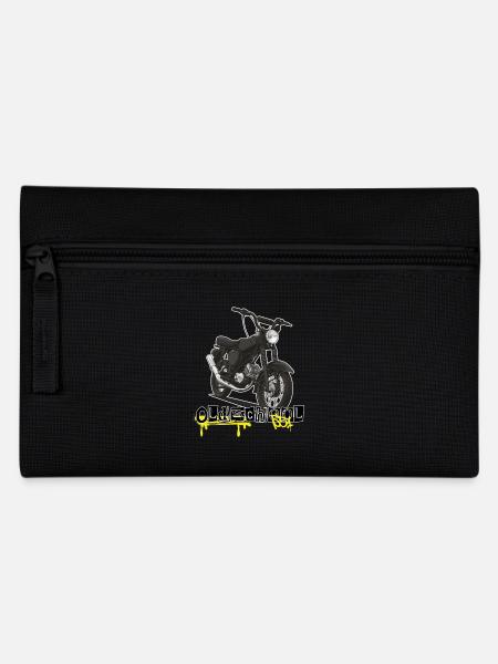 S51 (black) // Illustration - Federtasche - Schwarz