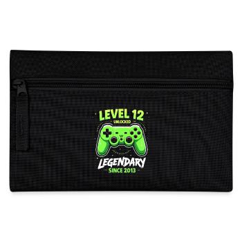 Level 12 Birthday Young Gamer Funny 2013 - Pencil Case - black - Front
