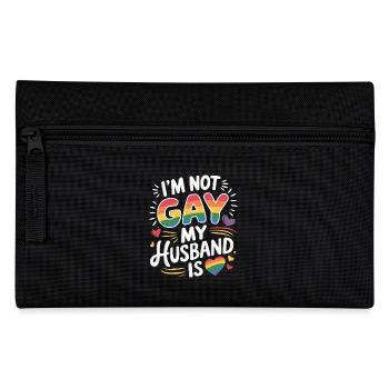 I'm Not Gay My Husband Is 19 - Federtasche - Schwarz - Vorne