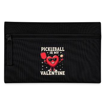 Pickleball Is My Valentine Gift - Pencil Case - black - Front