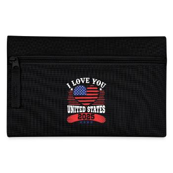 I LOVE YOU UNITED STATES - Pencil Case - black - Front