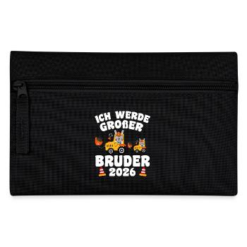 I'm going to be a big brother in 2026 - Pencil Case - black - Front