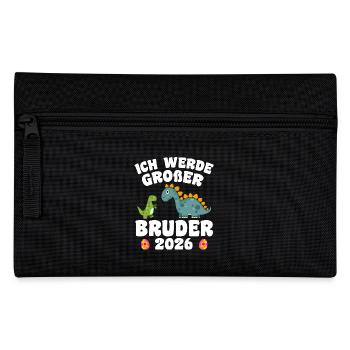 Ich Werde Großer Bruder 2026 - Federtasche - Schwarz - Vorne