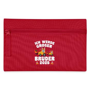 Ich Werde Großer Bruder 2025 - Federtasche - Rot - Vorne