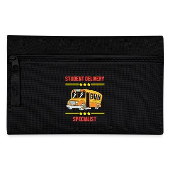 School Bus Driver School Bus - Pencil Case - black - Front