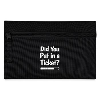 Avez-vous créé un billet ? Mème informatique drôle - Trousse - noir - Devant