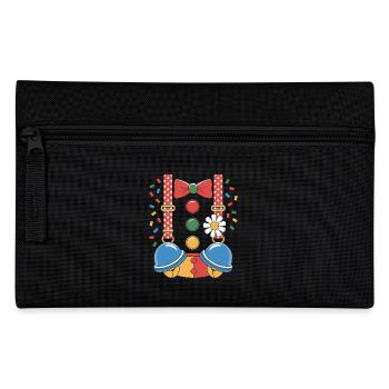 Carnival Costume Carnival Clown Costume - Pencil Case - black - Front