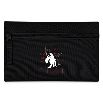 Salsa Tänzer Tänzerin - Federtasche - Schwarz - Vorne