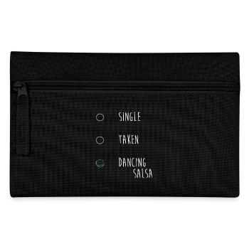Salsa Tänzer Tänzerin - Federtasche - Schwarz - Vorne