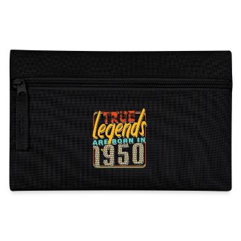 Wahre Legenden werden 1950 geboren Vintage Geburtstag - Federtasche - Schwarz - Vorne