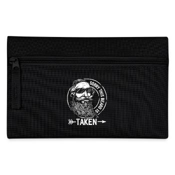 sorry this beard is taken - Pencil Case - black - Front