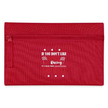 Dirt Track Racing - Pencil Case - red - Front