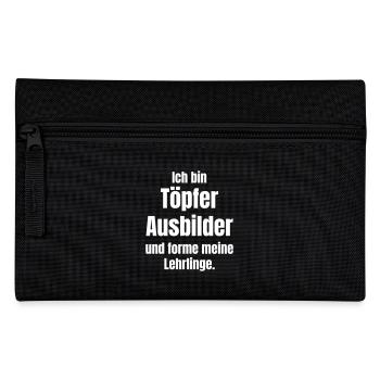Töpfer Ausbilder - Federtasche - Schwarz - Vorne