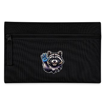 Raccoon - Pencil Case - black - Front