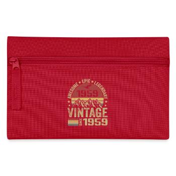 Vintage 1959 Cadeau Anniversaire 1959 - Né en 1959 - Trousse - rouge - Devant