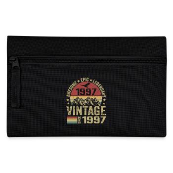Jahrgang 1997 Geburtstagsgeschenk 1997 - Jahrgang 1997 - Federtasche - Schwarz - Vorne